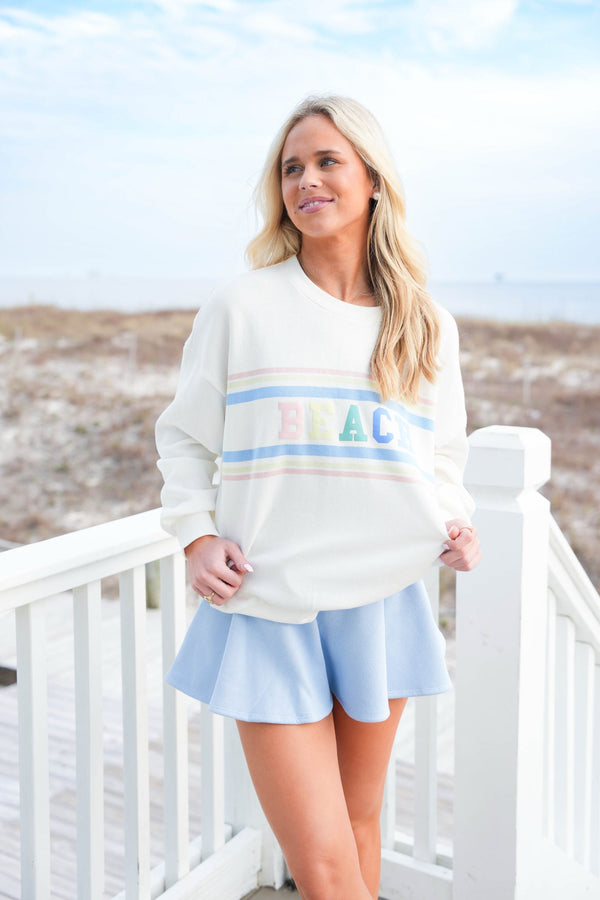 トップス RELAXFIT by supermarket MPG Sport Serene Crew Neck Relaxed Pullover at EverydayYoga