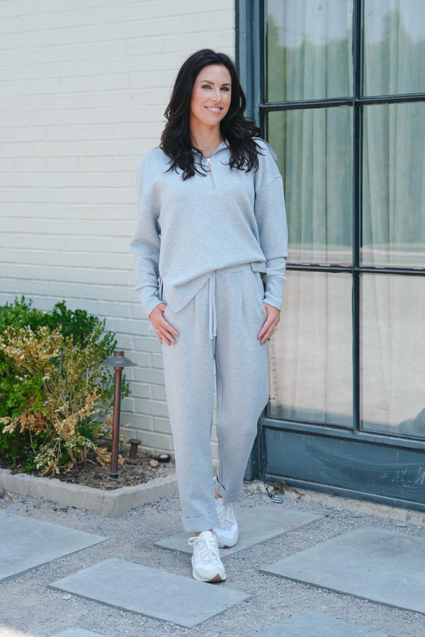 Varley Larson Half Zip Sweat - Pants Store