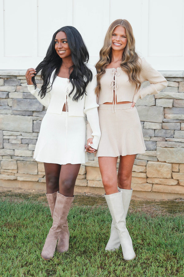 Chic Charm Skirt - Pants Store
