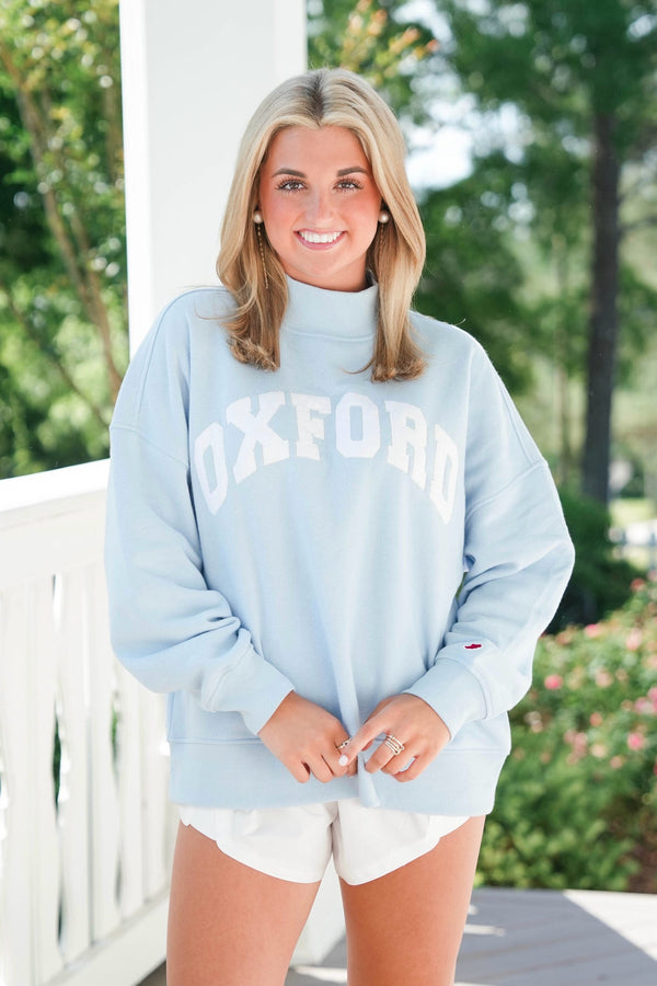 Oxford Mockneck Sweatshirt - Pants Store