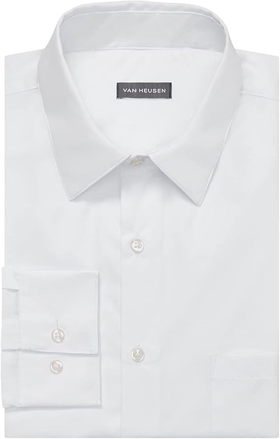 Van Heusen Men's Classic-Fit Poplin Dress Shirt