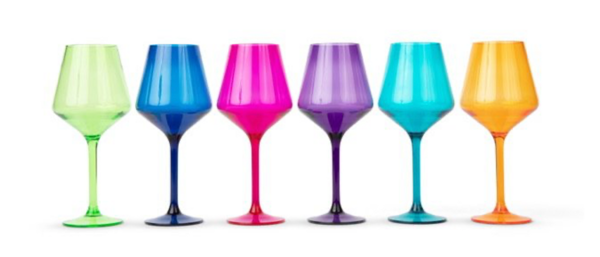 Pop Design Jewel Stemmed Wine Glass