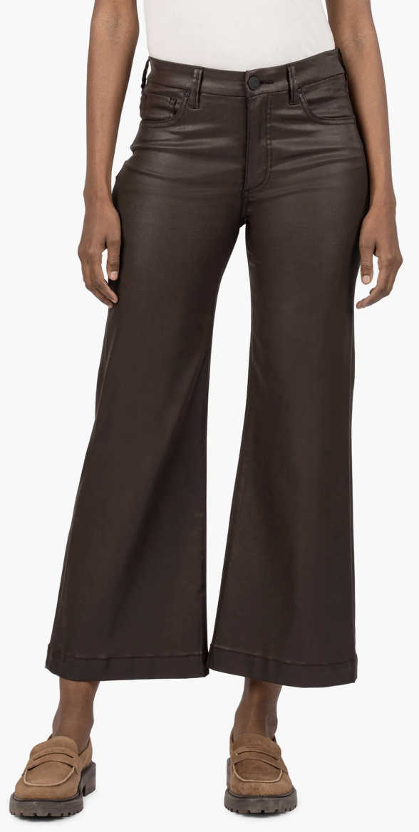 thumbnail image 2 of KUT From The Kloth Meg Raw Hem High Waist Akle Wide Leg Jeas 2 of 14