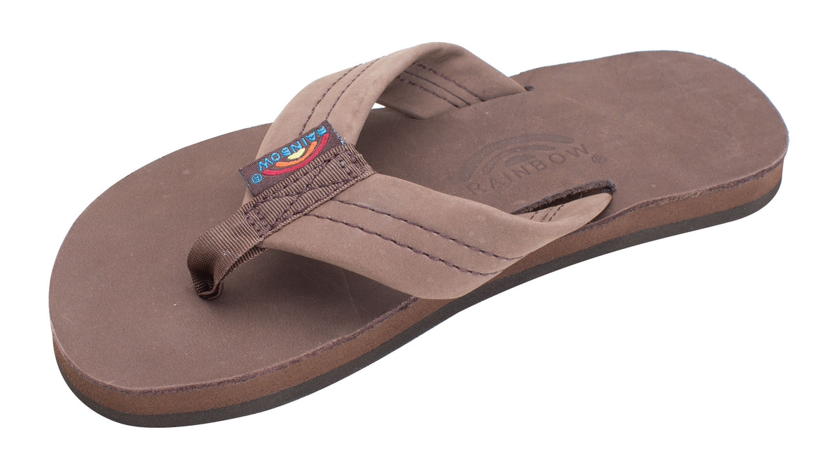 Youth Rainbow Single Layer Thick Strap Sandal