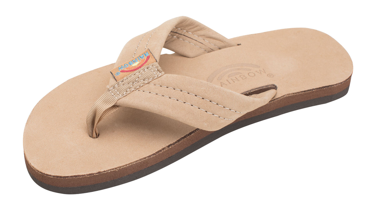Youth Rainbow Single Layer Thick Strap Sandal