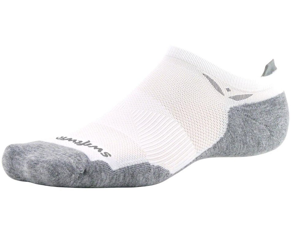 Swiftwick Maxus Zero Tab Socks- White