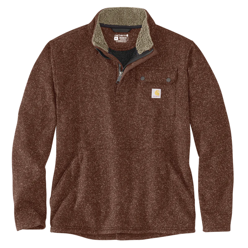 Carhartt Men&#39;s Relaxed Fit Midweight Quarter-Zip Pocket Sweater Fleece