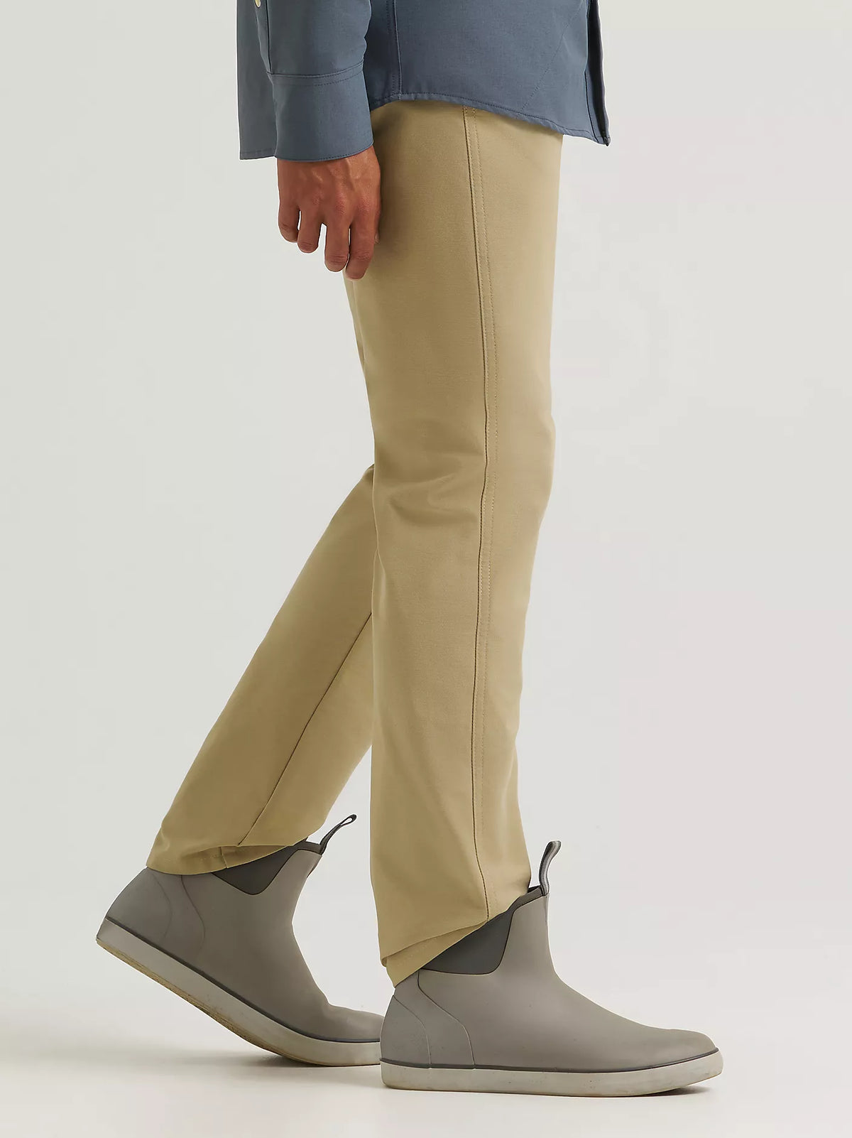 man wearing khakis