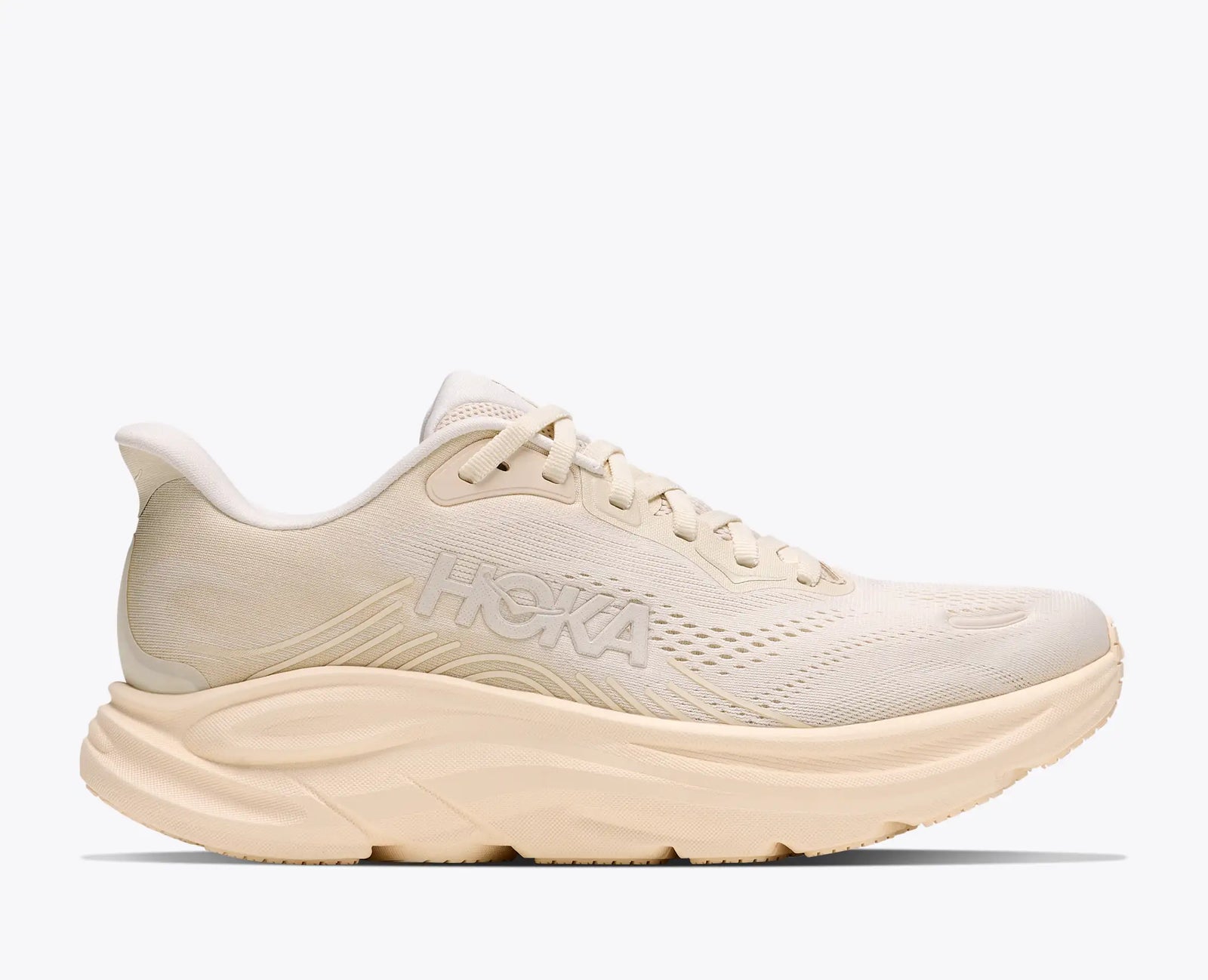 hoka beige on beige sneakers