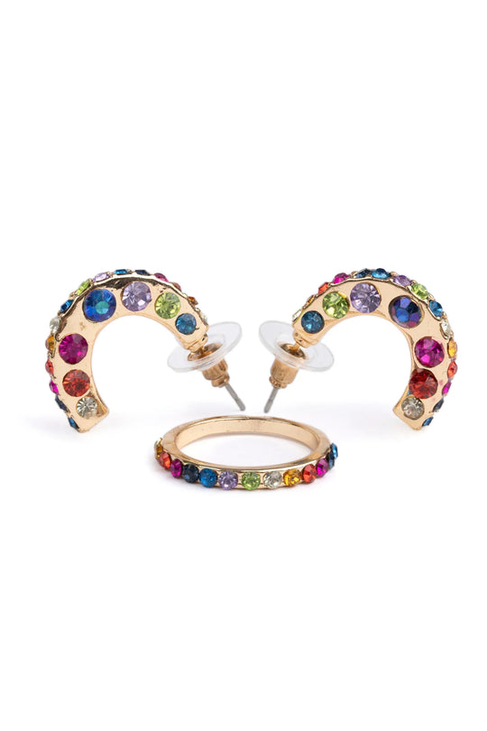 Girls' Great Pretenders Ring And Earring Duo