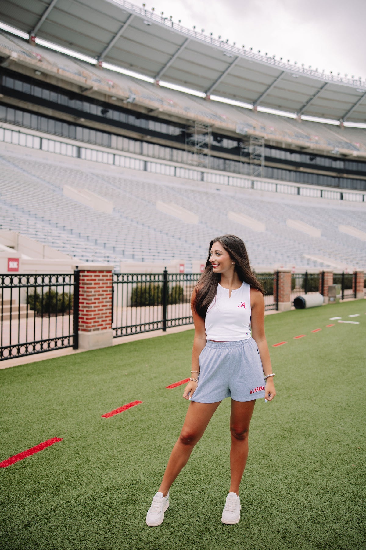 Football Fan Split Neck Tank Alabama