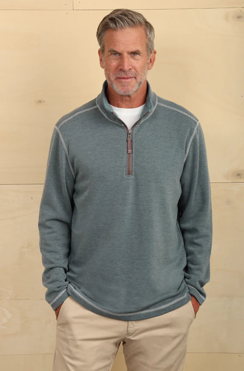 True Grit Sea Ranch Fleece 1/4 Zip Pullover