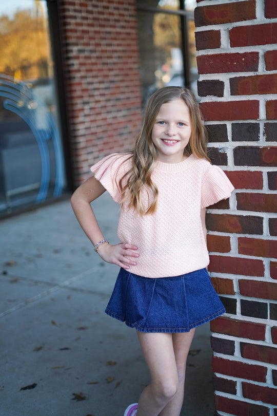 Girls' Vintage Havana Denim Skort