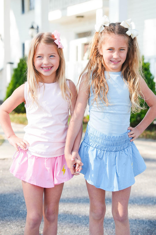 Girls' Little Olin Gathered Jersey Top