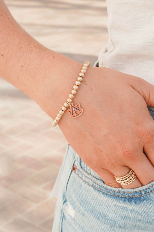 Canvas Tiger Bead Bracelet