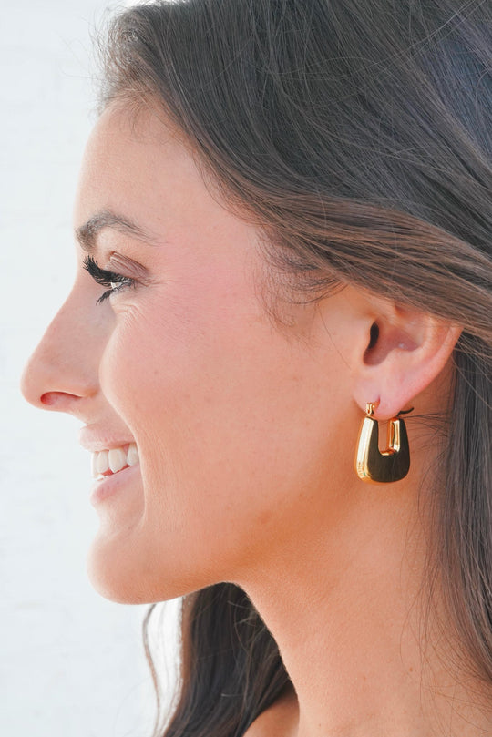 Thick Square Earrings