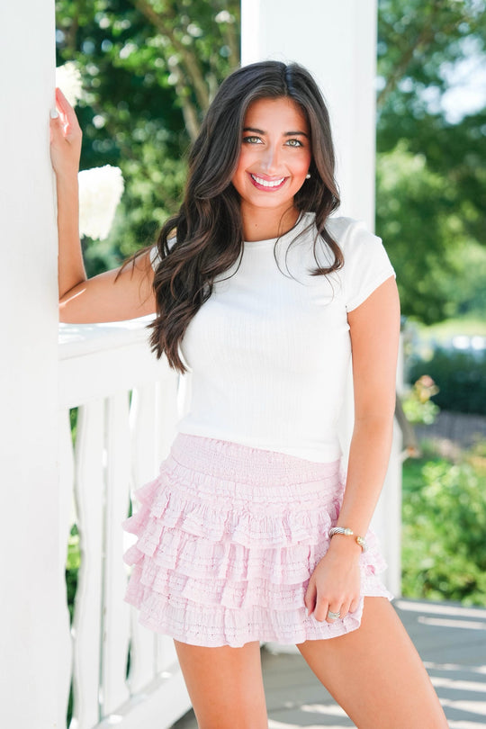 Free People Wait A Minute Baby Tee