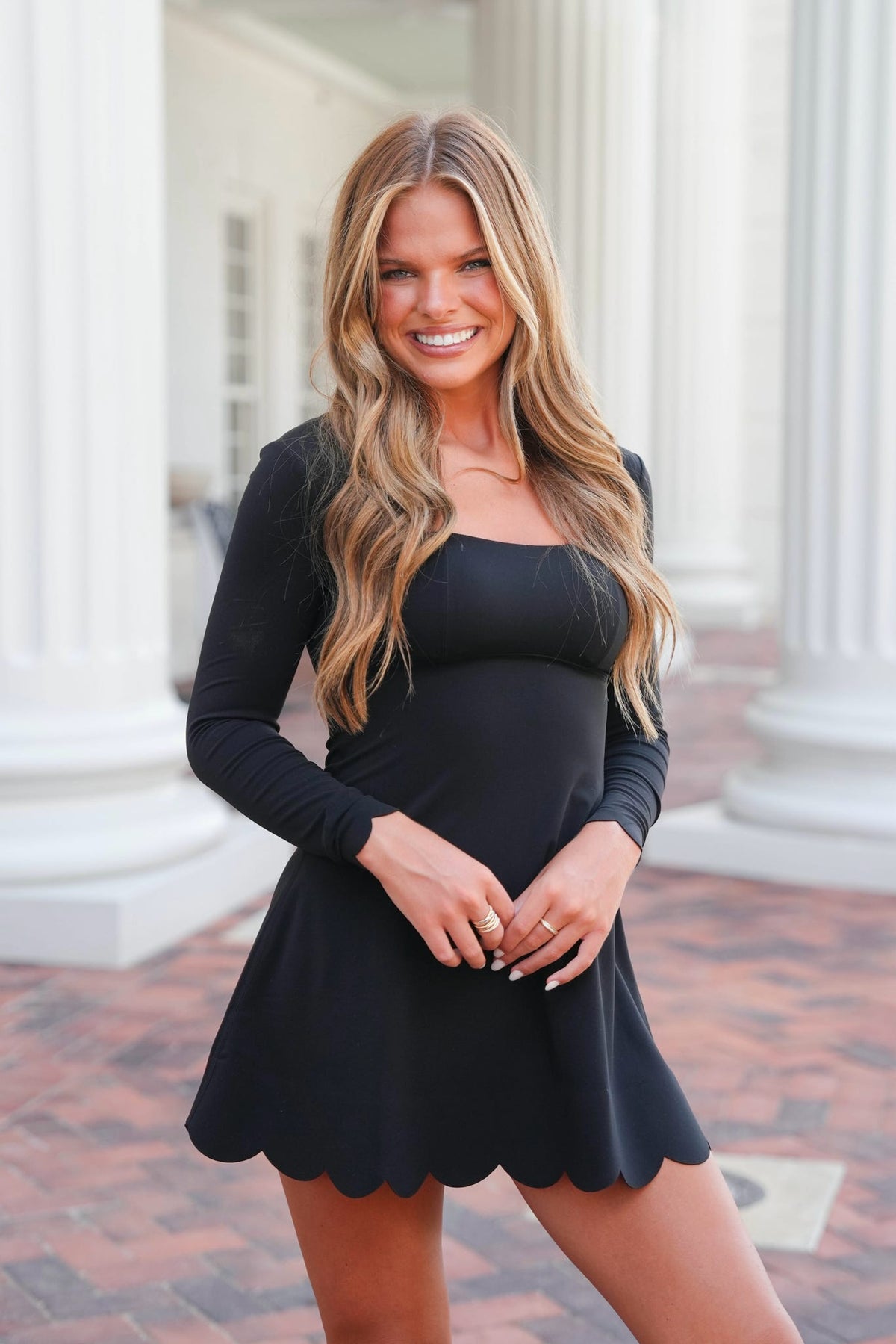 long active dress Demi Active Dress - Midnight Black
