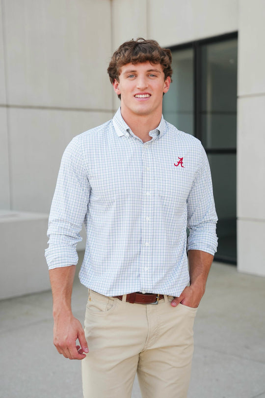Gen Teal Bradbury Alabama A Performance Button Down