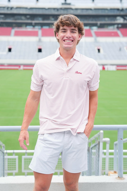 Taylor & Mick Script Bama Polo