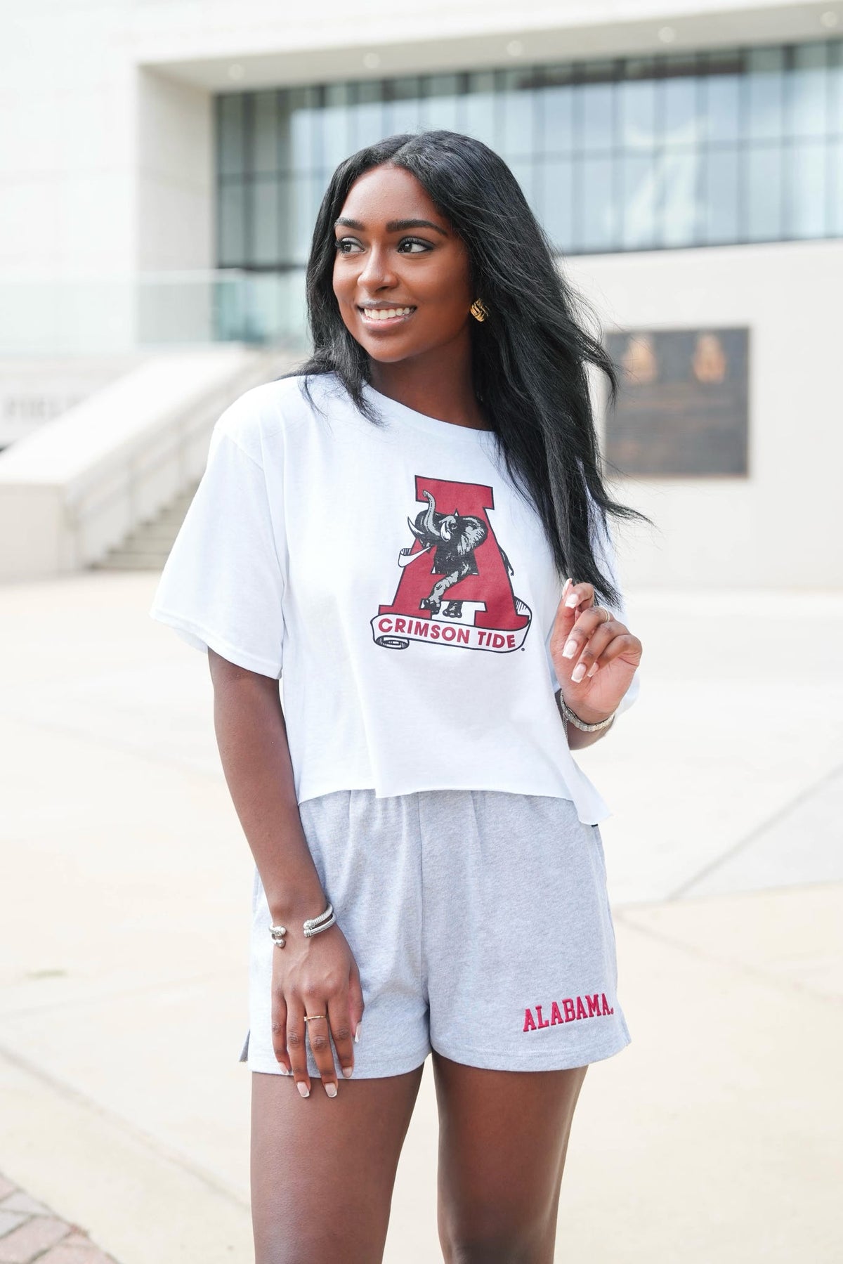 Champion Boyfriend Crop Tee Vault Elephant