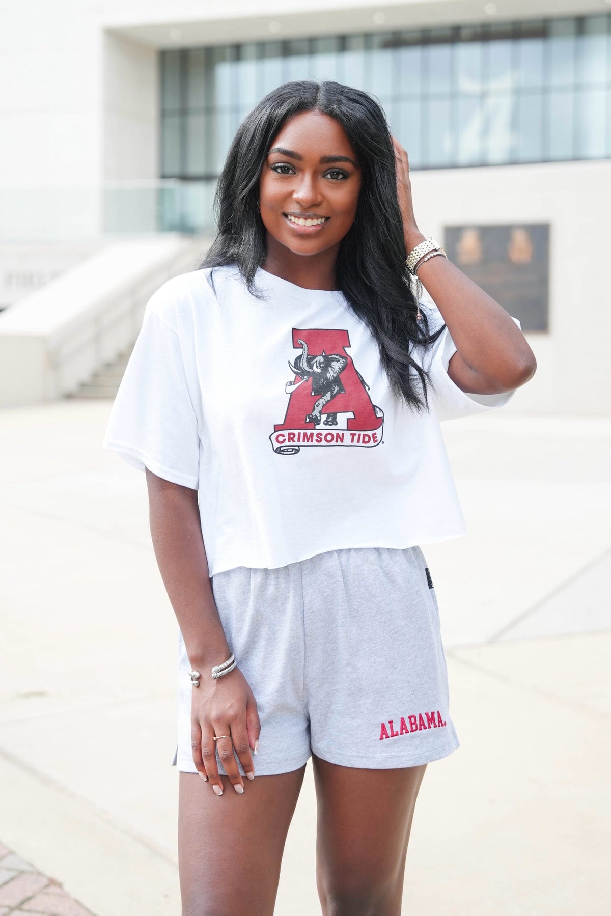 Champion Boyfriend Crop Tee Vault Elephant