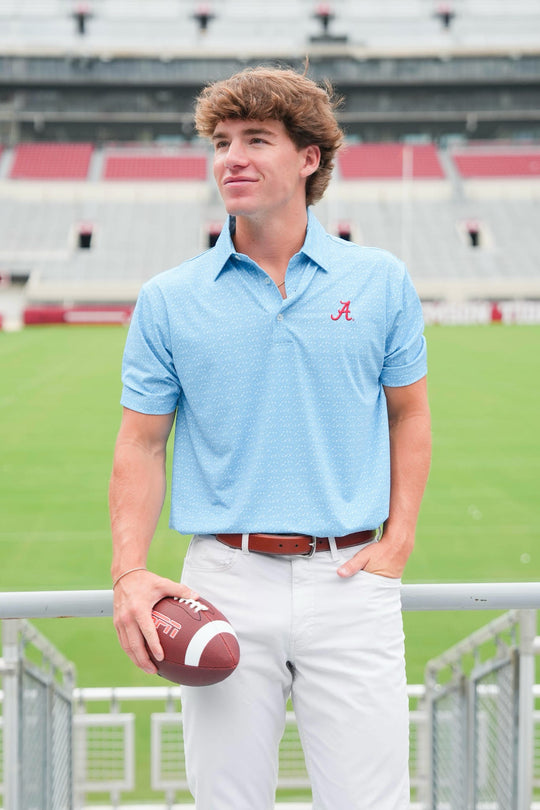 Gen Teal Brr Printed UA Polo