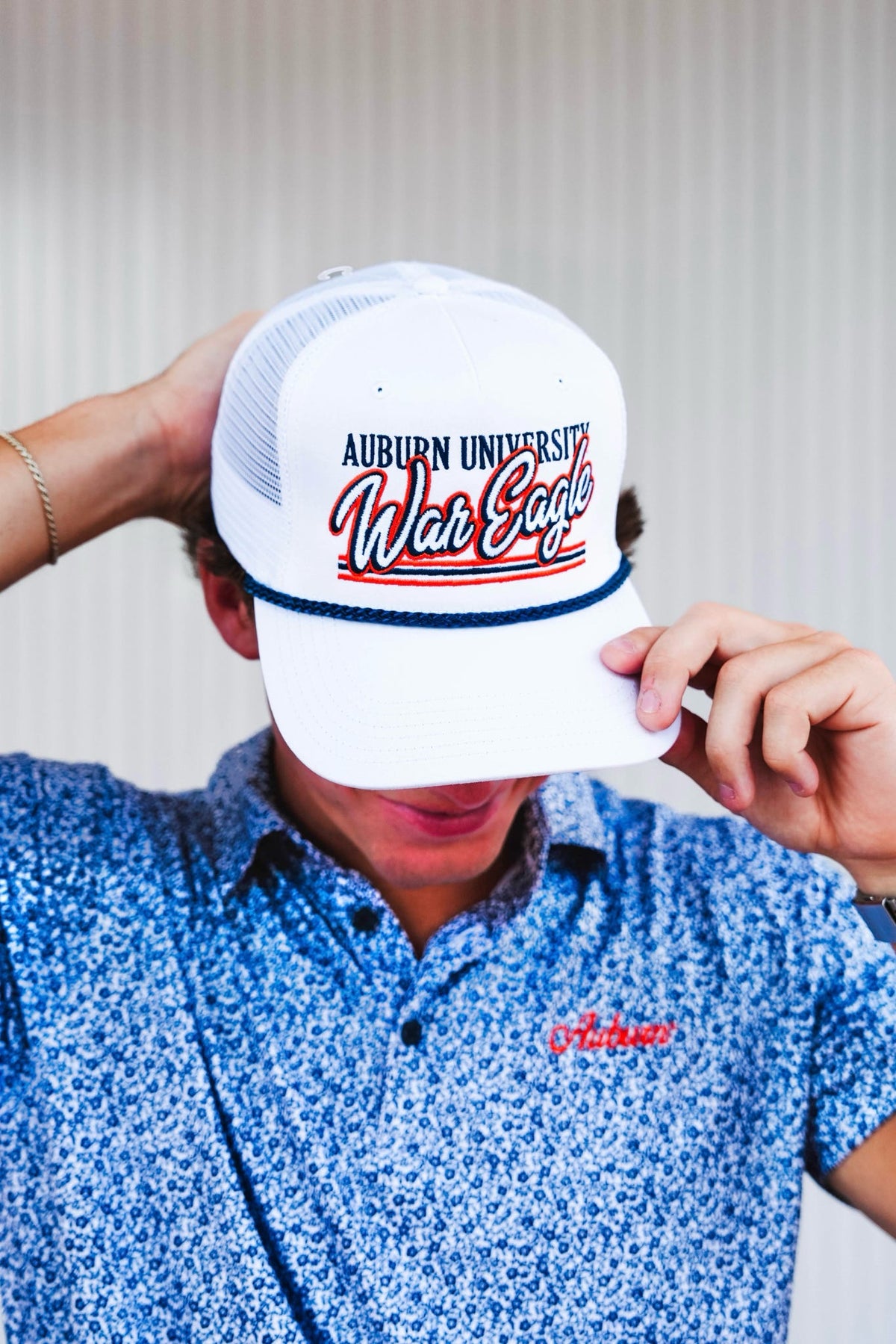 Legacy Roadie Auburn University War Eagle Script Hat
