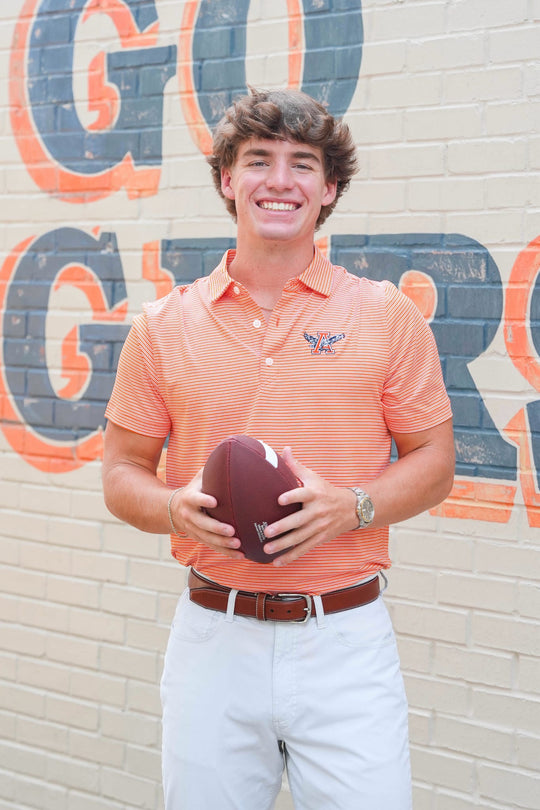 Cutter & Buck Eagle A Forge Eco Double Stripe Polo