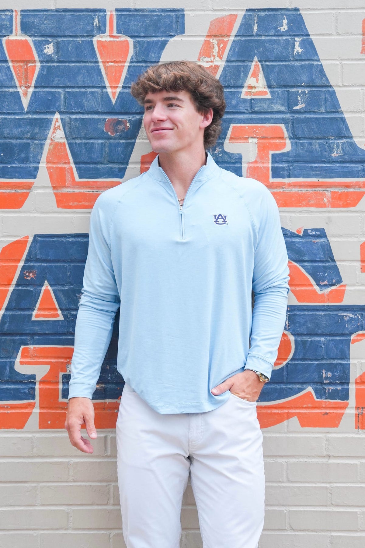 Johnnie O Freeborne Collegiate Quarter Zip Pullover