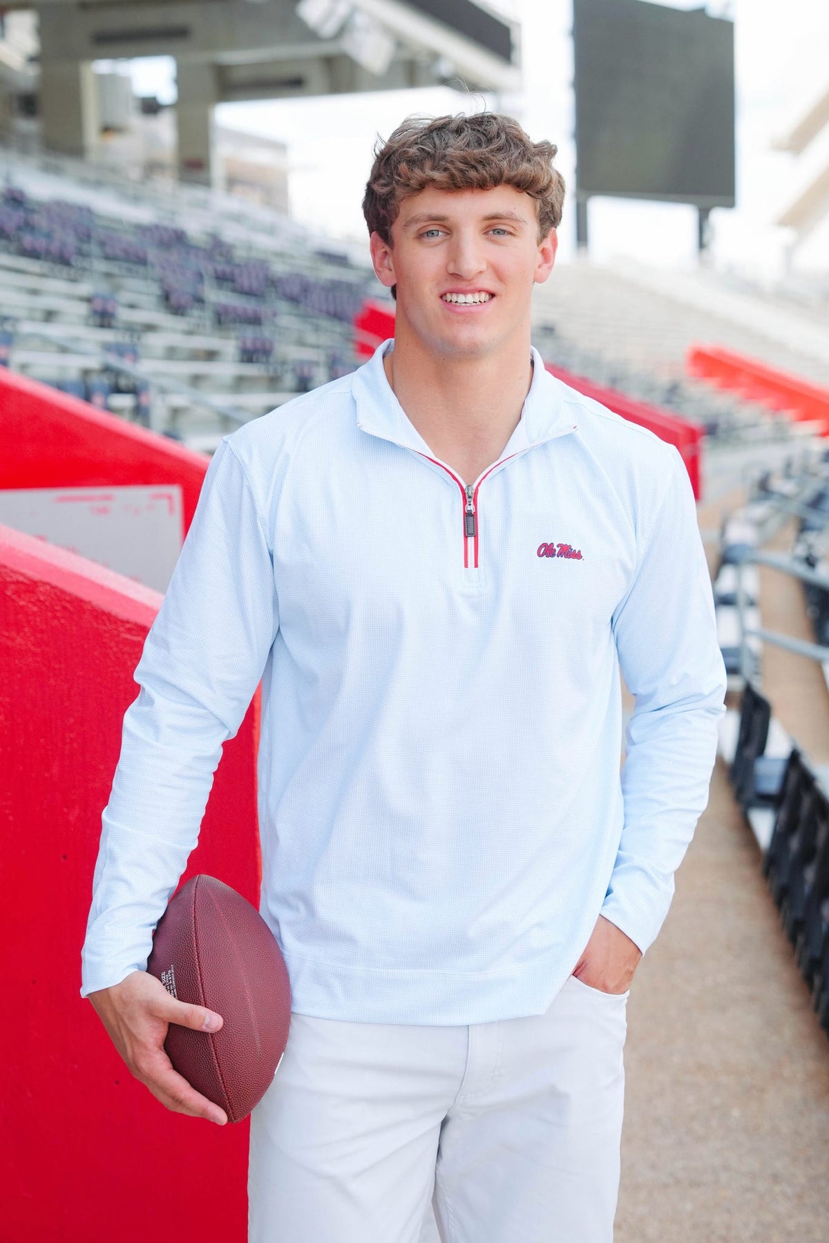 Taylor & Mick Ole Miss Script Pullover