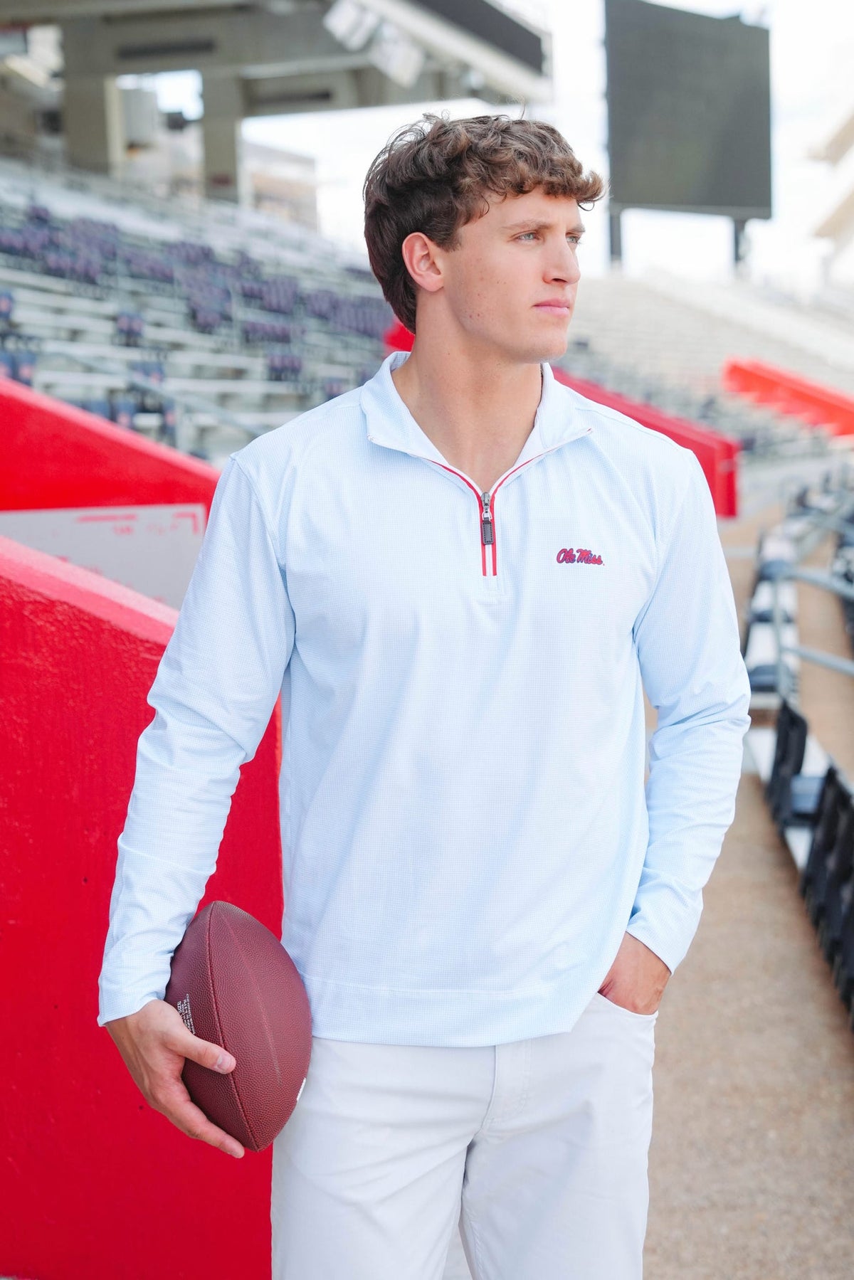 Taylor & Mick Ole Miss Script Pullover