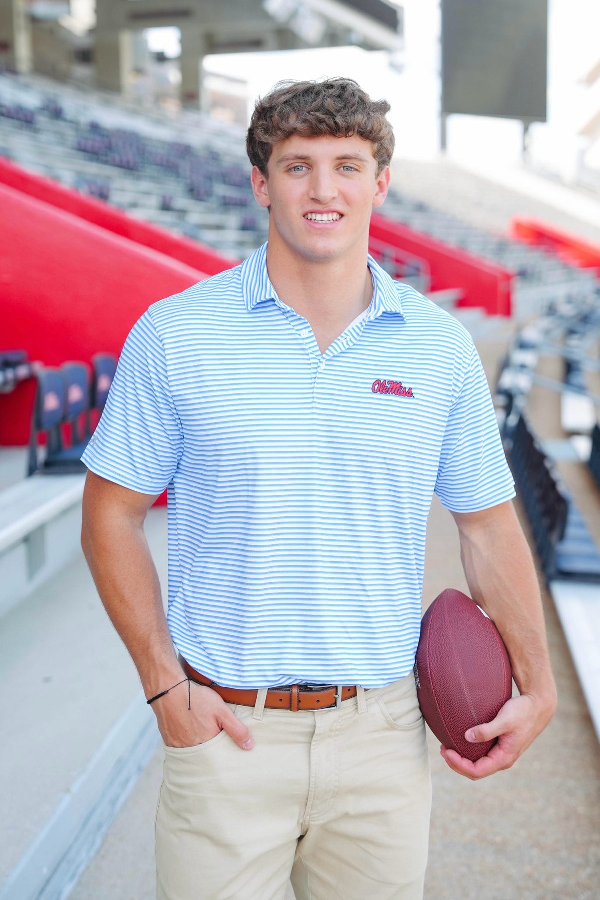 Antigua Skills Ole Miss Script Polo