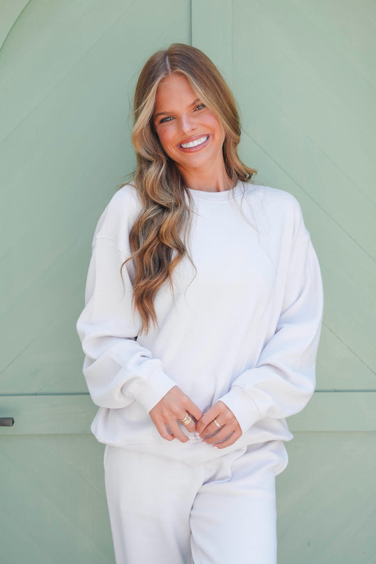 Z Supply Boyfriend Cotton Sweatshirt