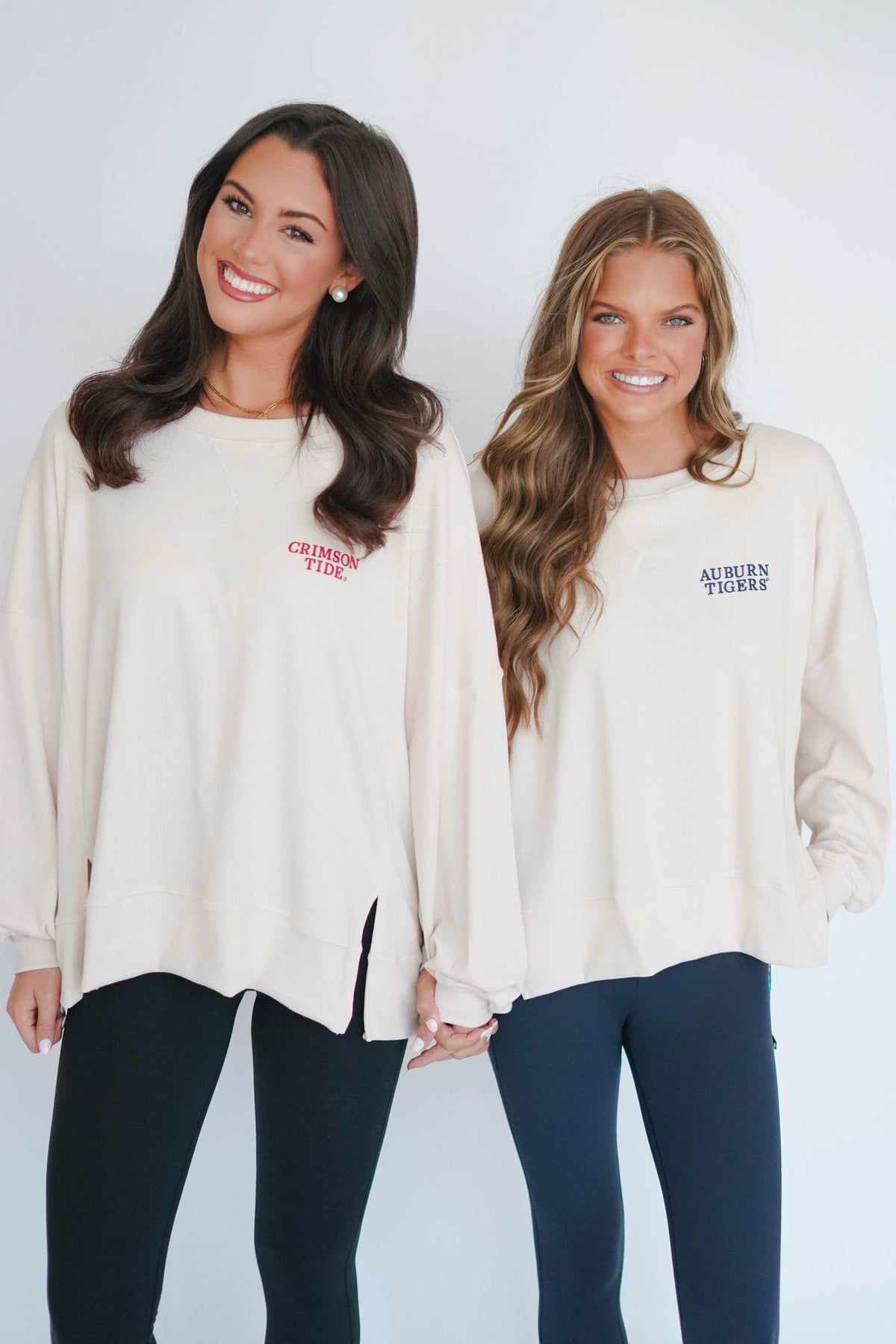 Auburn Tigers Ribbed Slouchy Crew