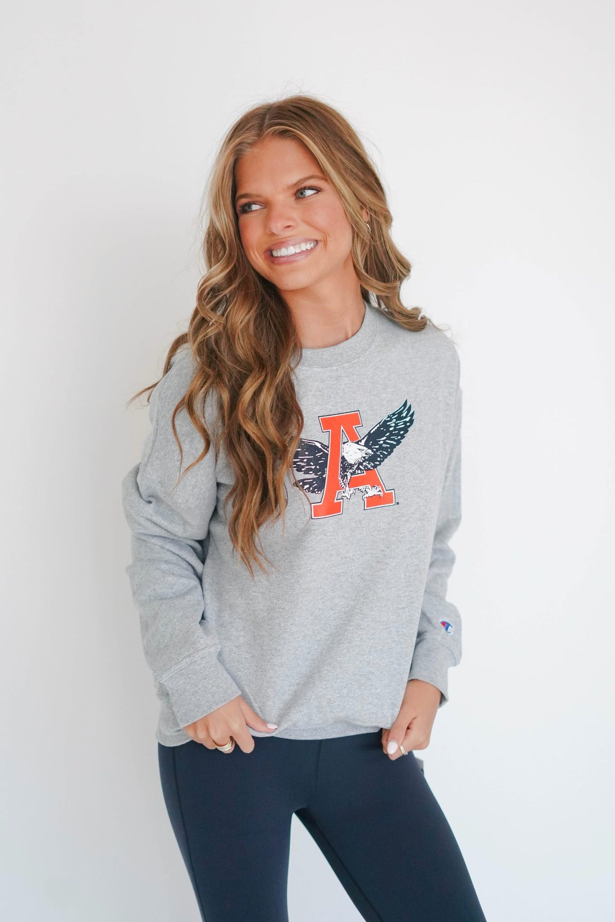 Champion Vault AU Logo PB Fleece Crew