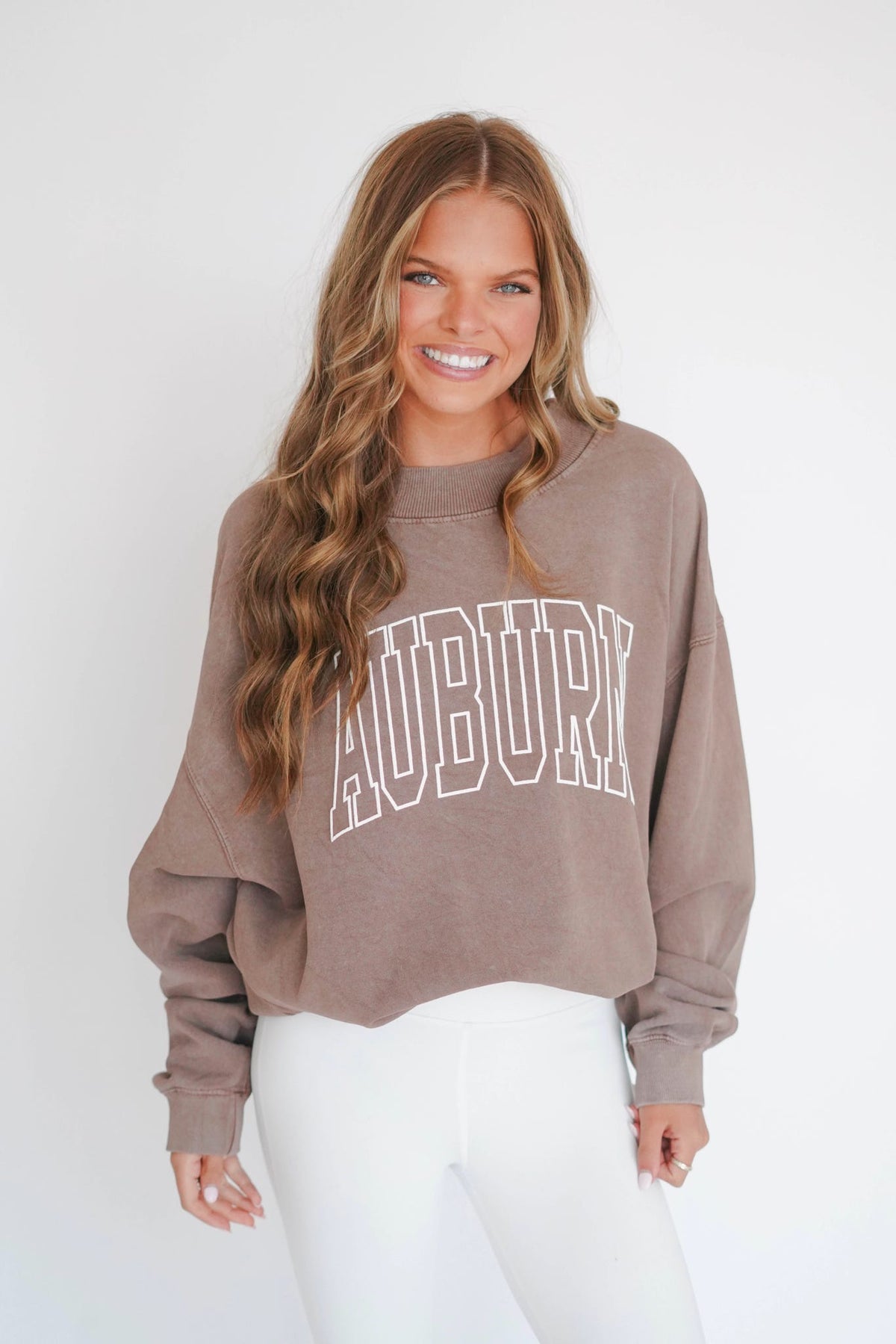 Mockneck Auburn Sweatshirt