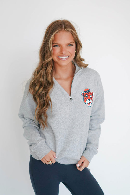 Champion Fleece 1/4 Zip Vault Tiger