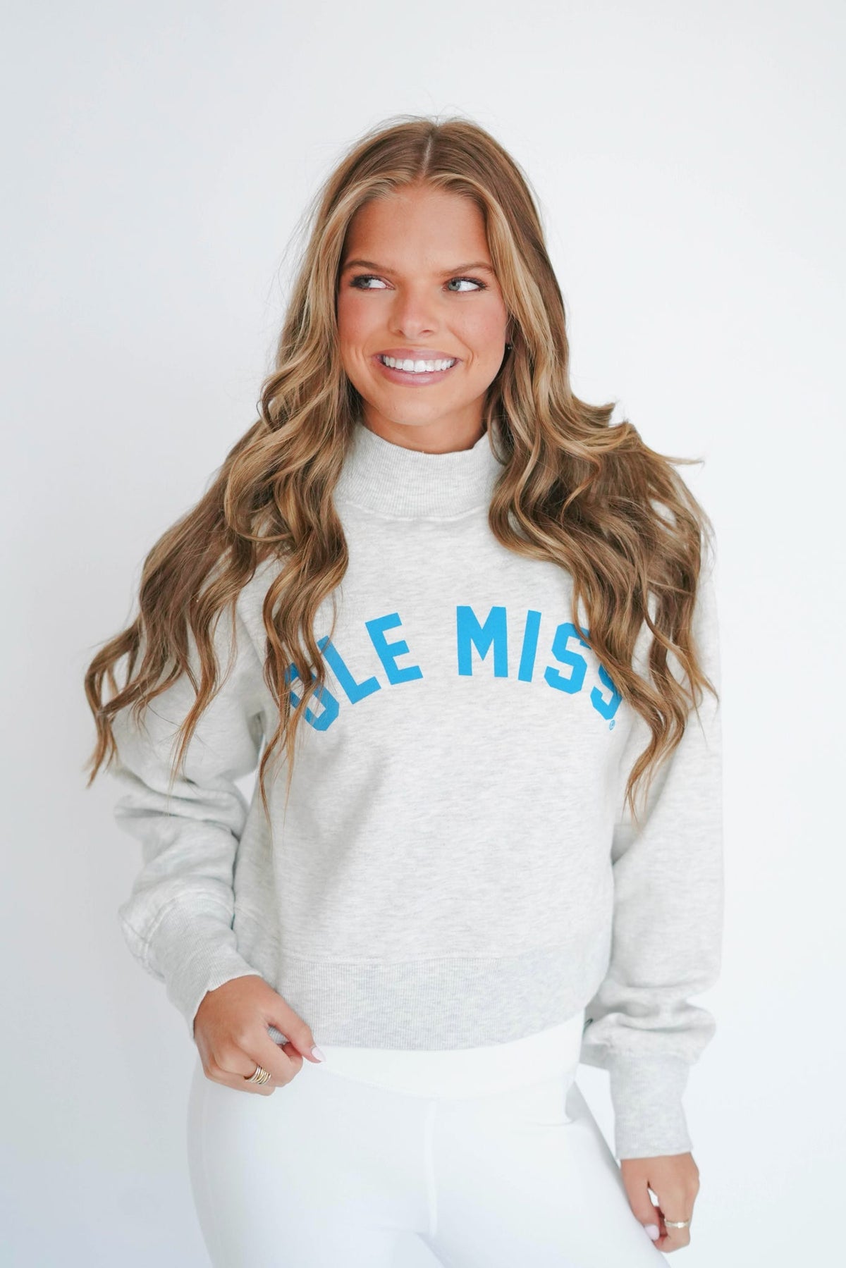 Chicka-D Ole Miss Mockneck Sweatshirt