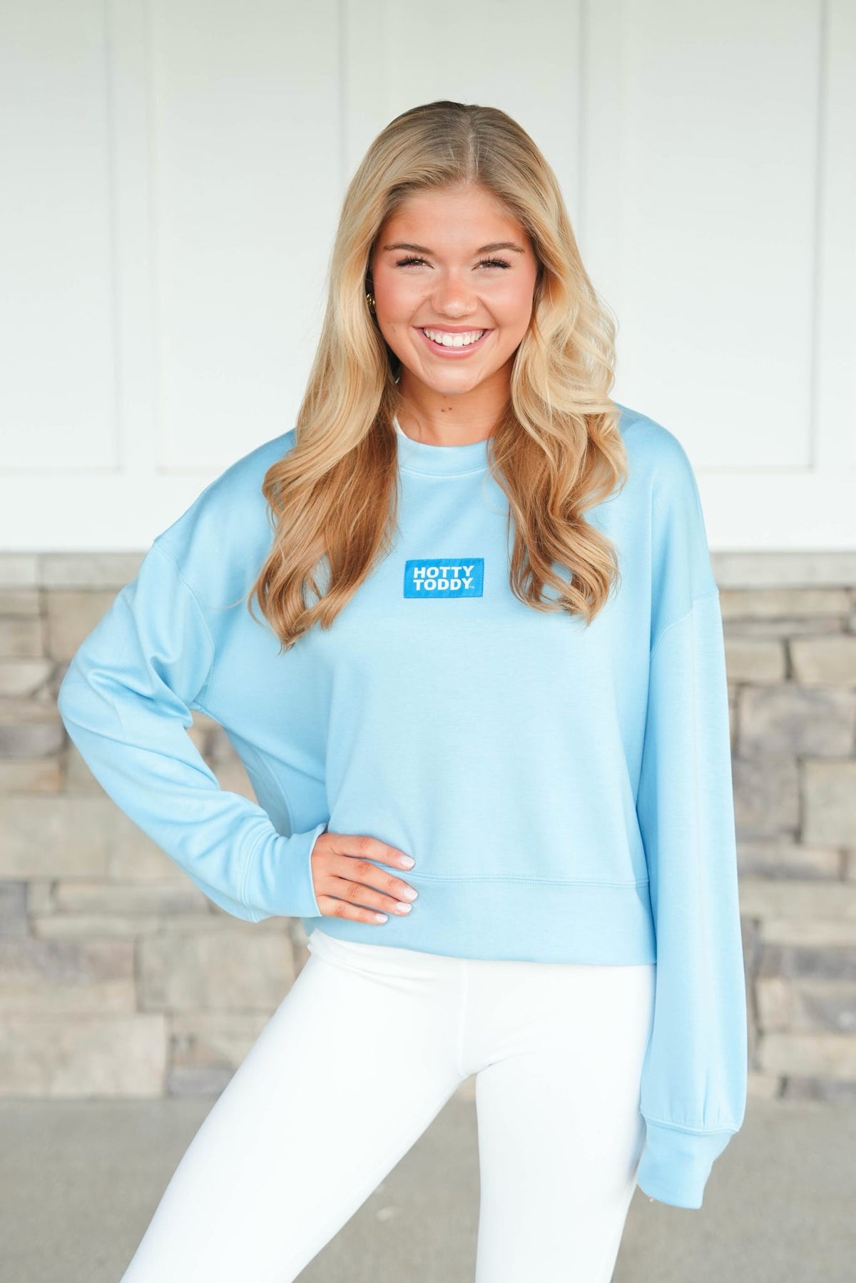 Scarlet & Gold Ole Miss Ava Airy Crewneck