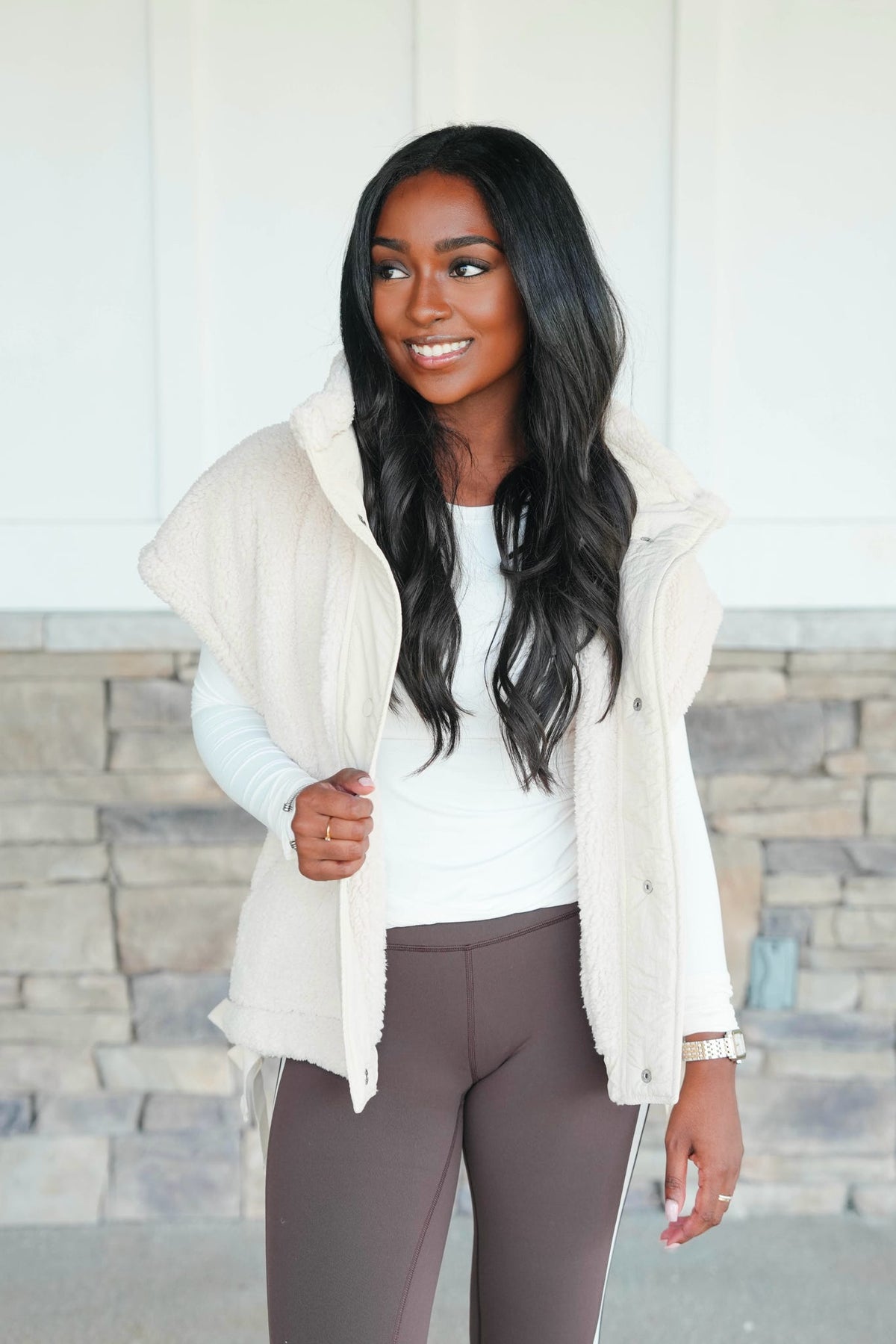 Free People Scout It Out Fleece Vest