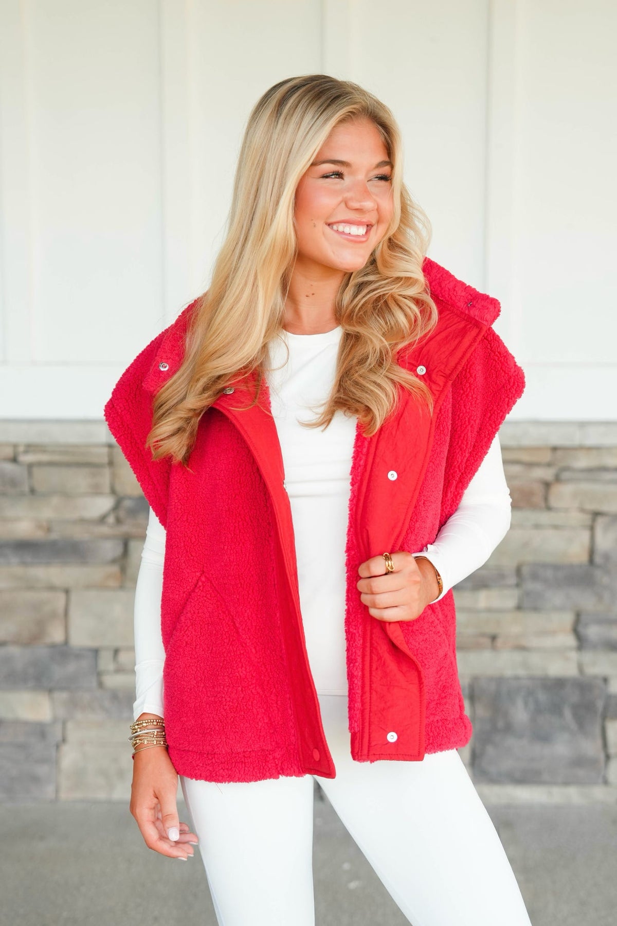 Free People Scout It Out Fleece Vest