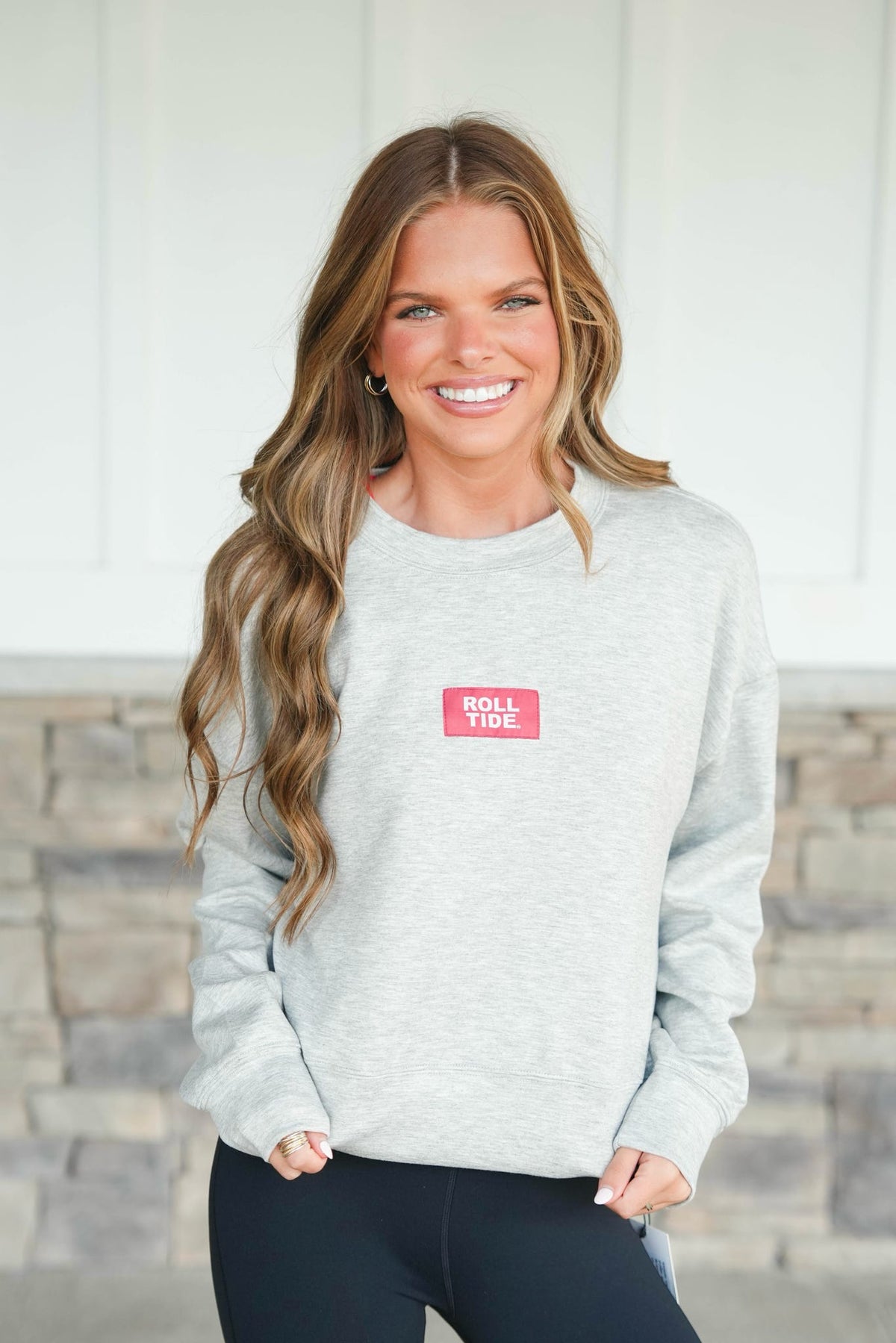 Scarlet & Gold Roll Tide Ava Airy Crewneck