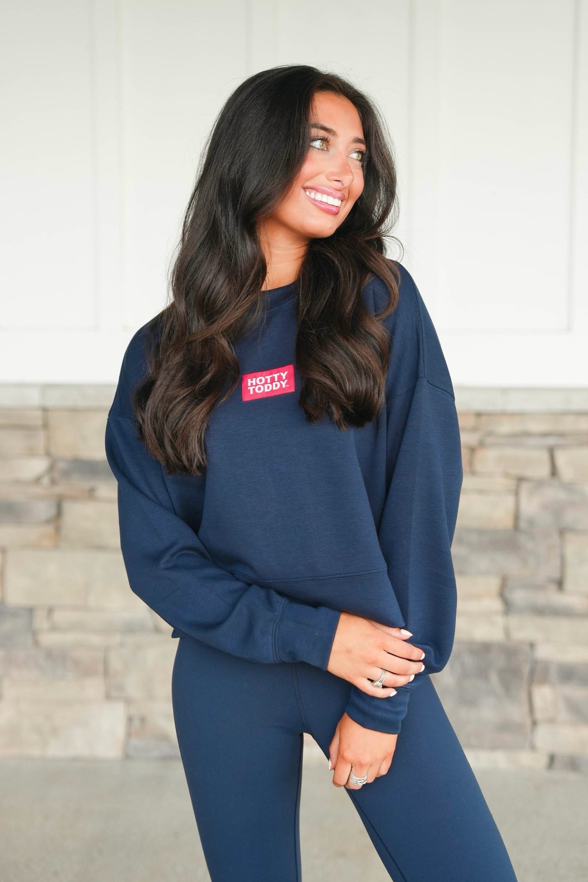 Scarlet & Gold Ole Miss Ava Airy Crewneck
