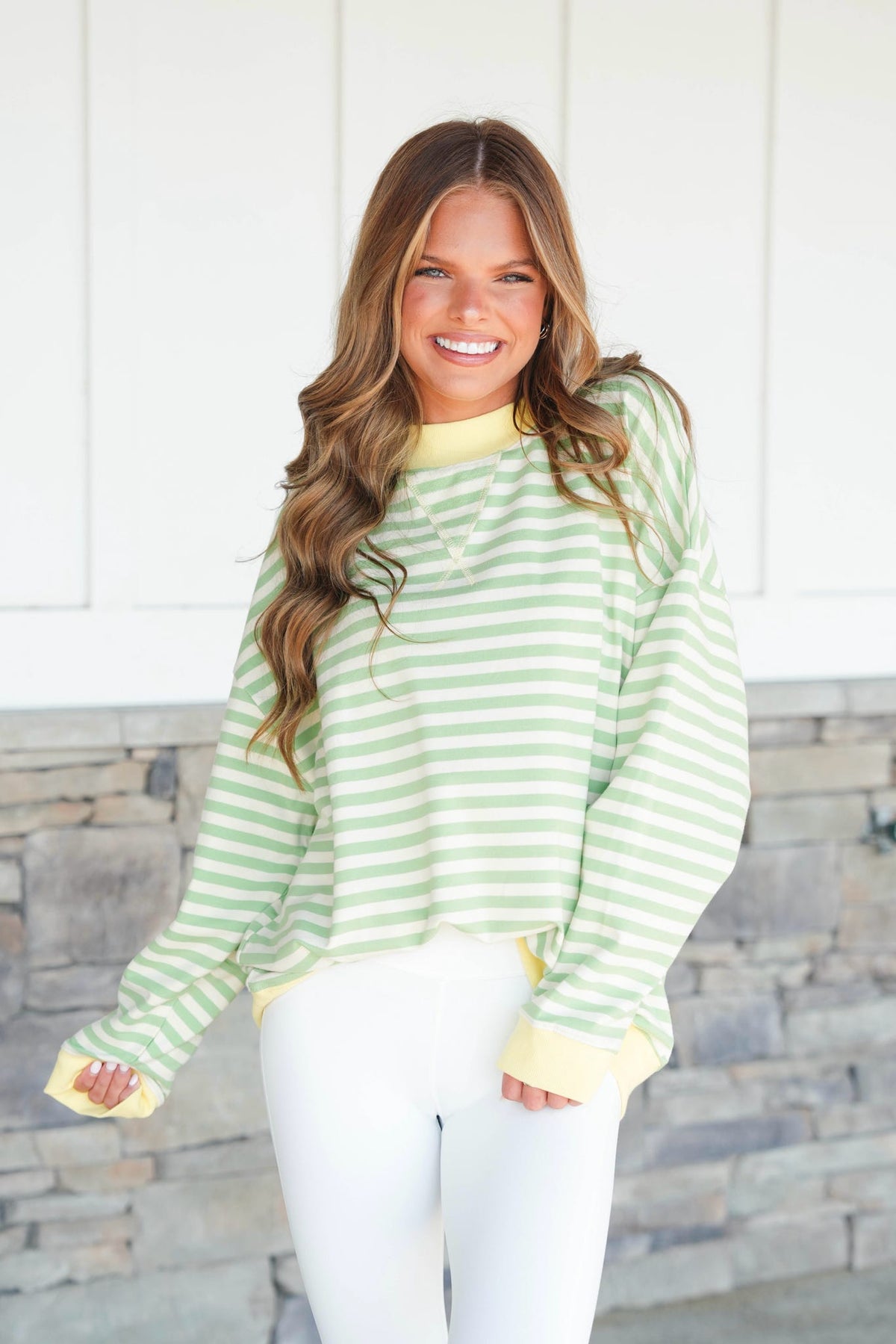 In This Moment Mock Neck Sweatshirt