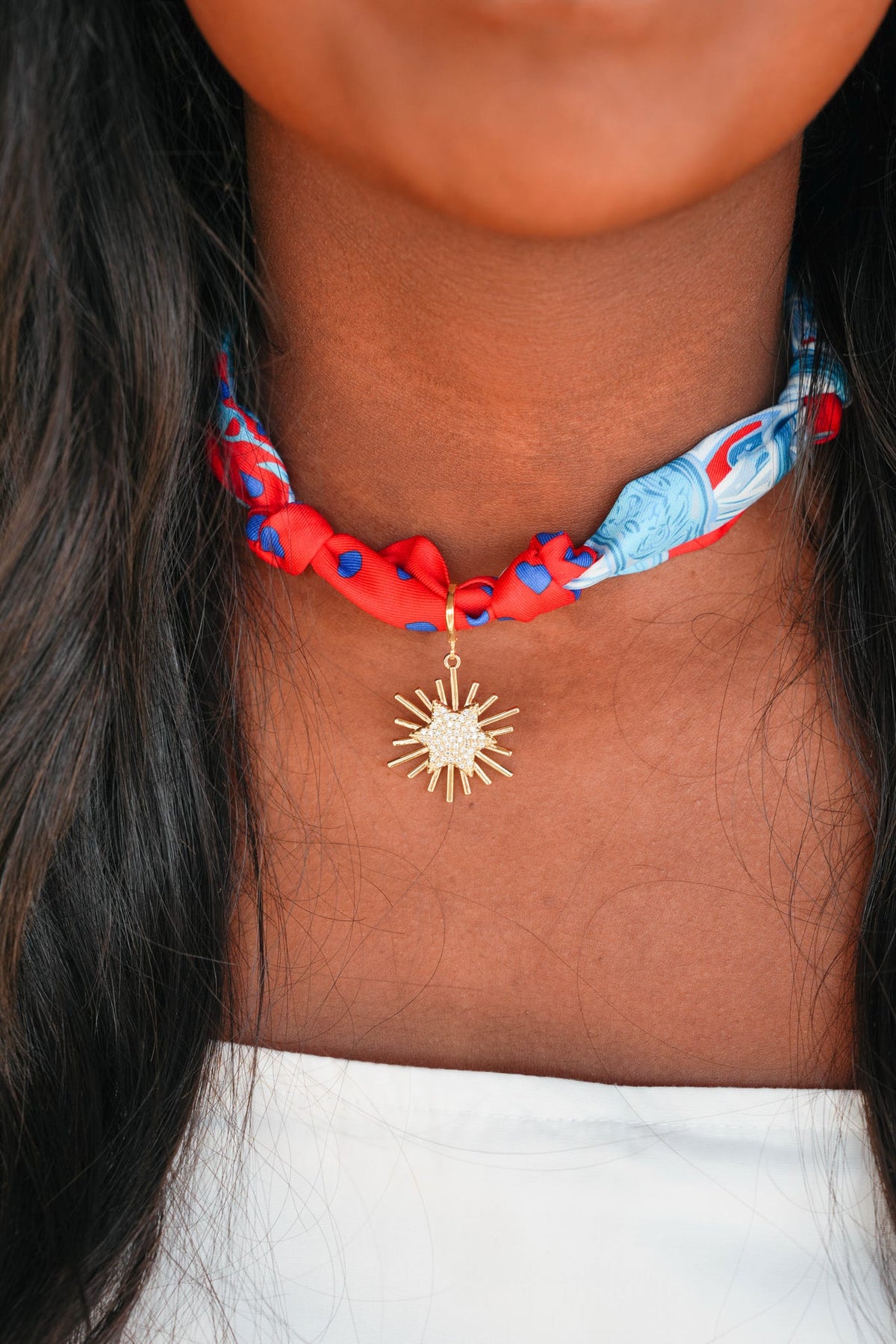 Germelli  Scarf Necklace