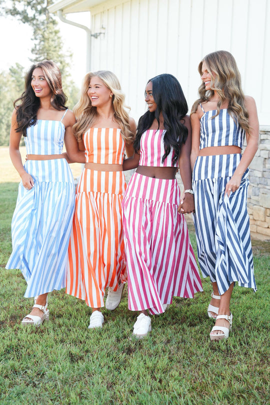 Sideline Style Stripe Top