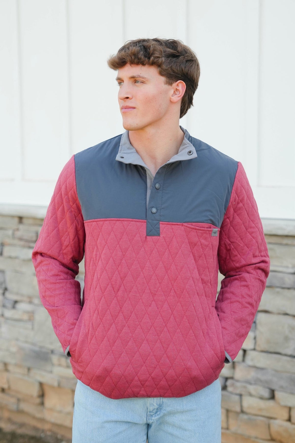 Southern Marsh Bighorn Quilted Pullover