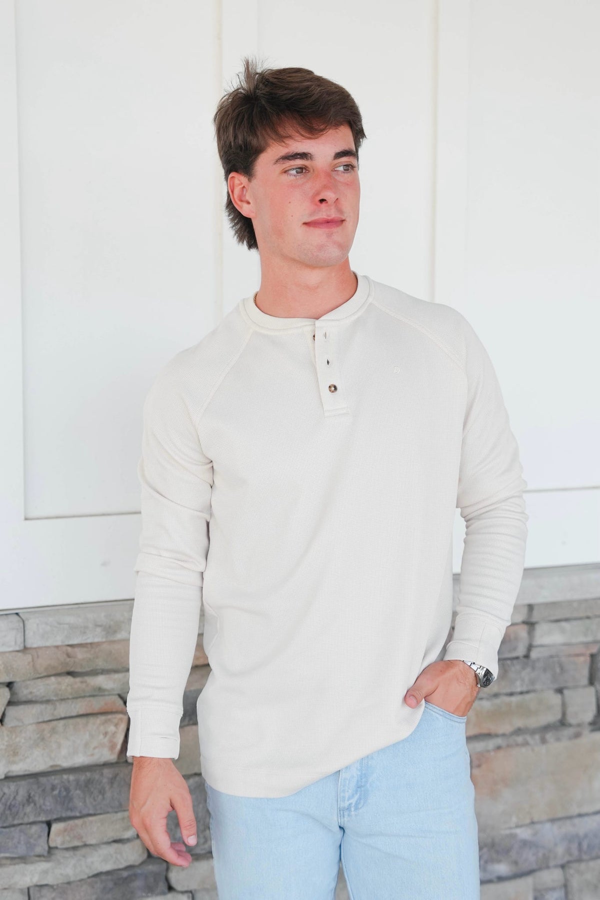 Duck Camp Hill Country TurboDry Henley Shirt