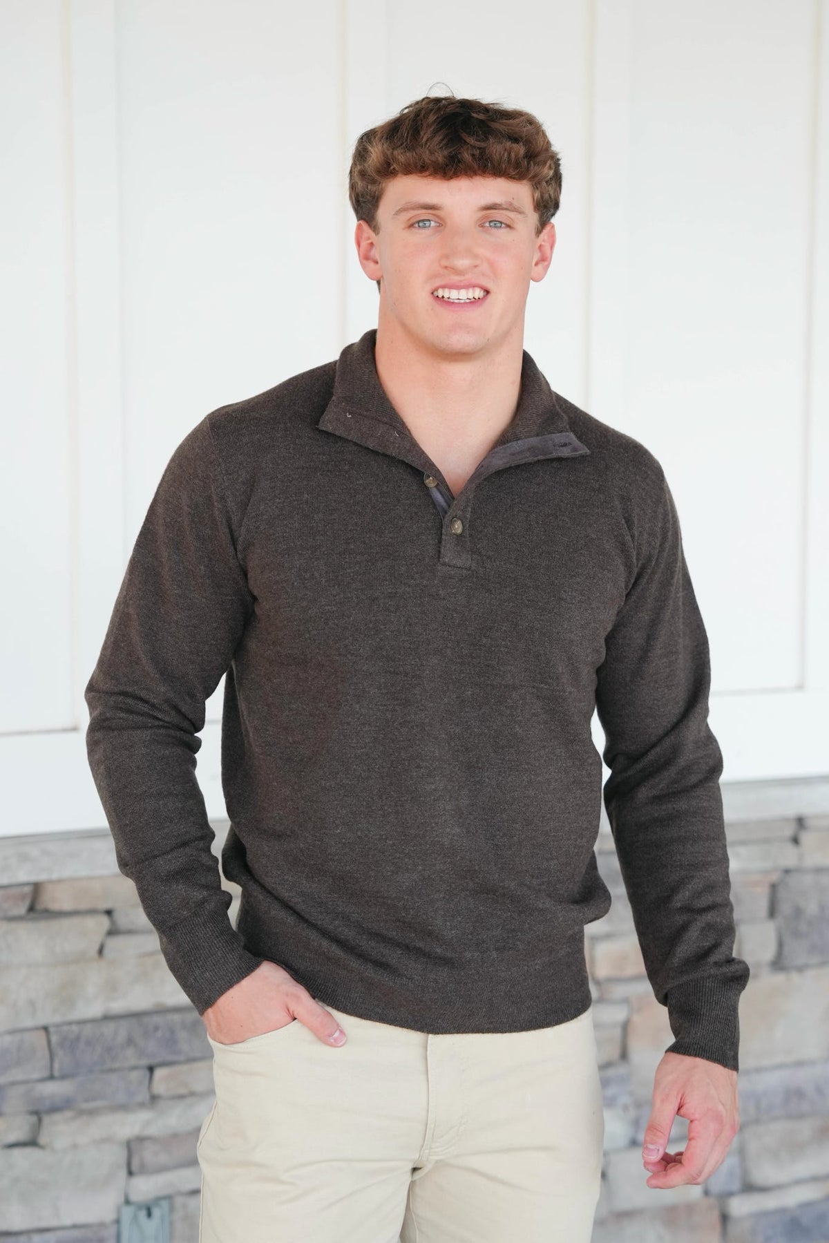 North River Mock Neck Pullover